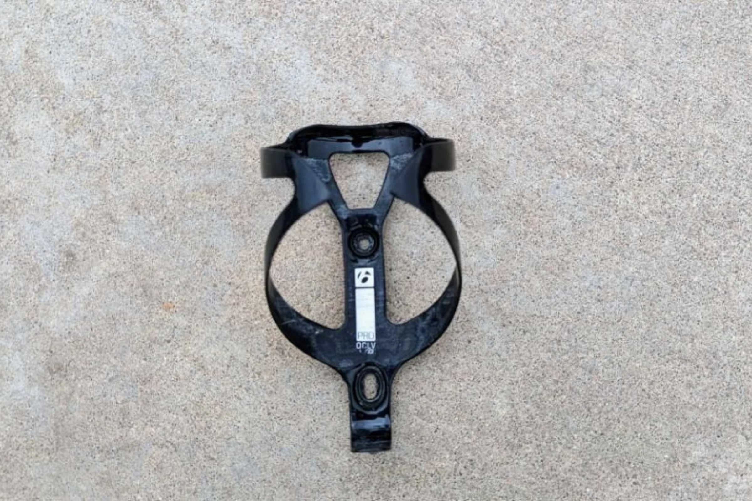The Bontrager Pro carbon fiber water bottle cage.