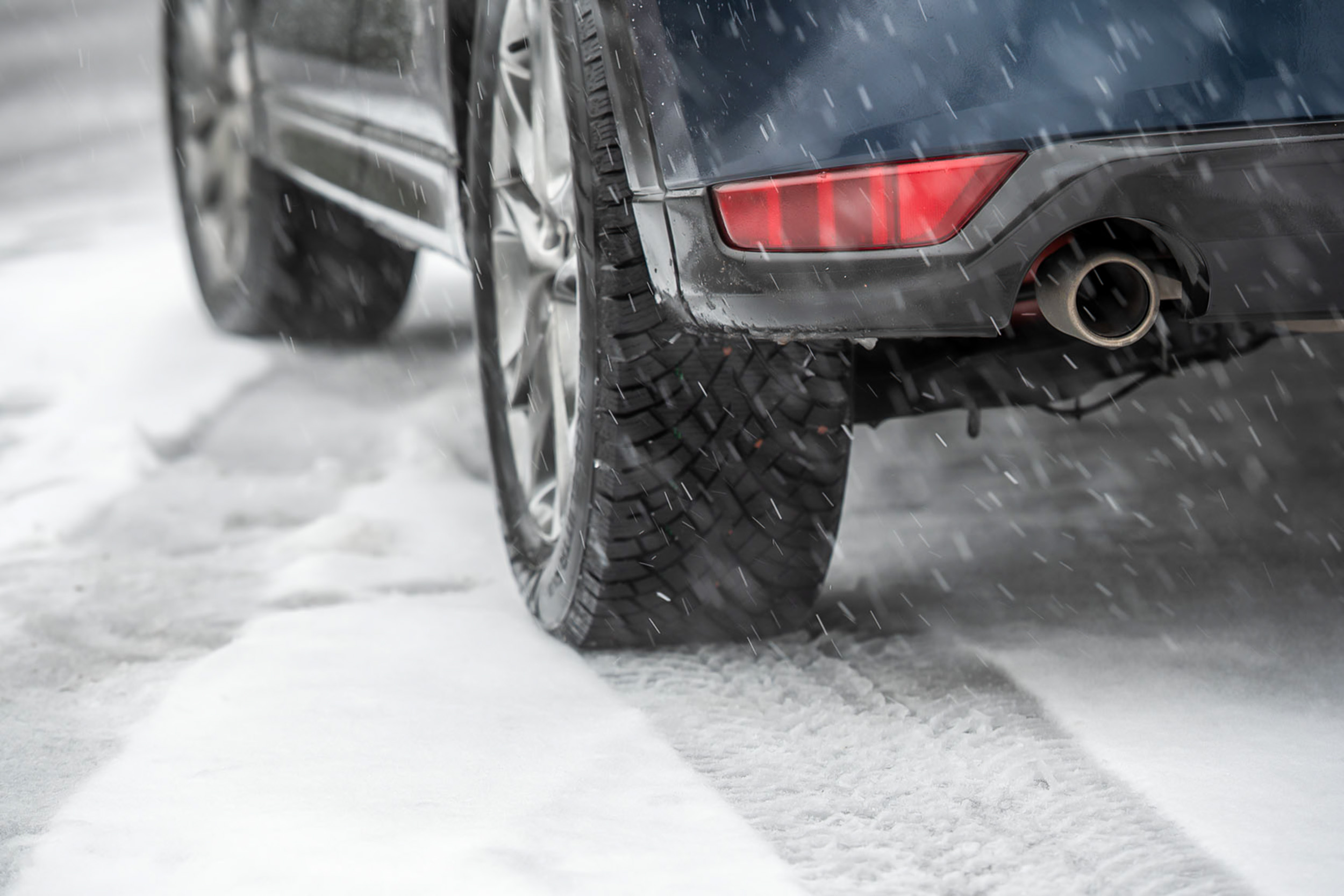 Close-up detail of Nokian tire tread blocks illustrating the depth of the siping.