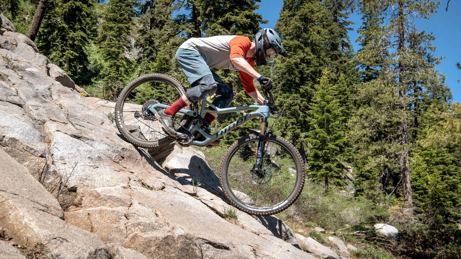 An assortment of over a dozen different mountain bike handlebars used during the 2025 testing process.