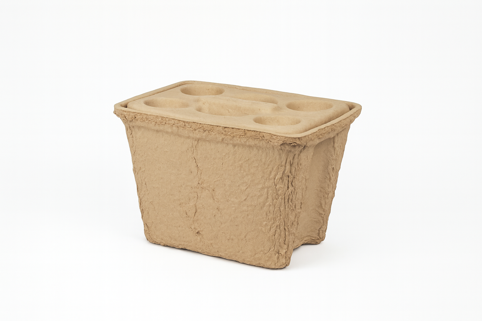 An Igloo Recool compostable paper pulp cooler.